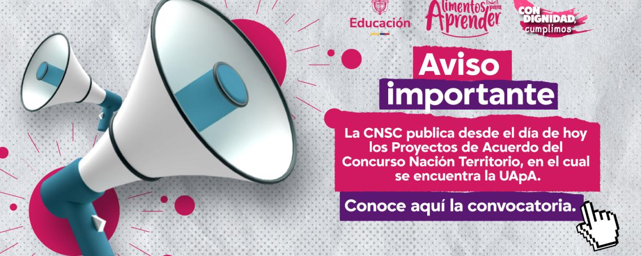 Convocatoria CNSC Proyecto de Acuerdo del Concurso Nacional de Territorio