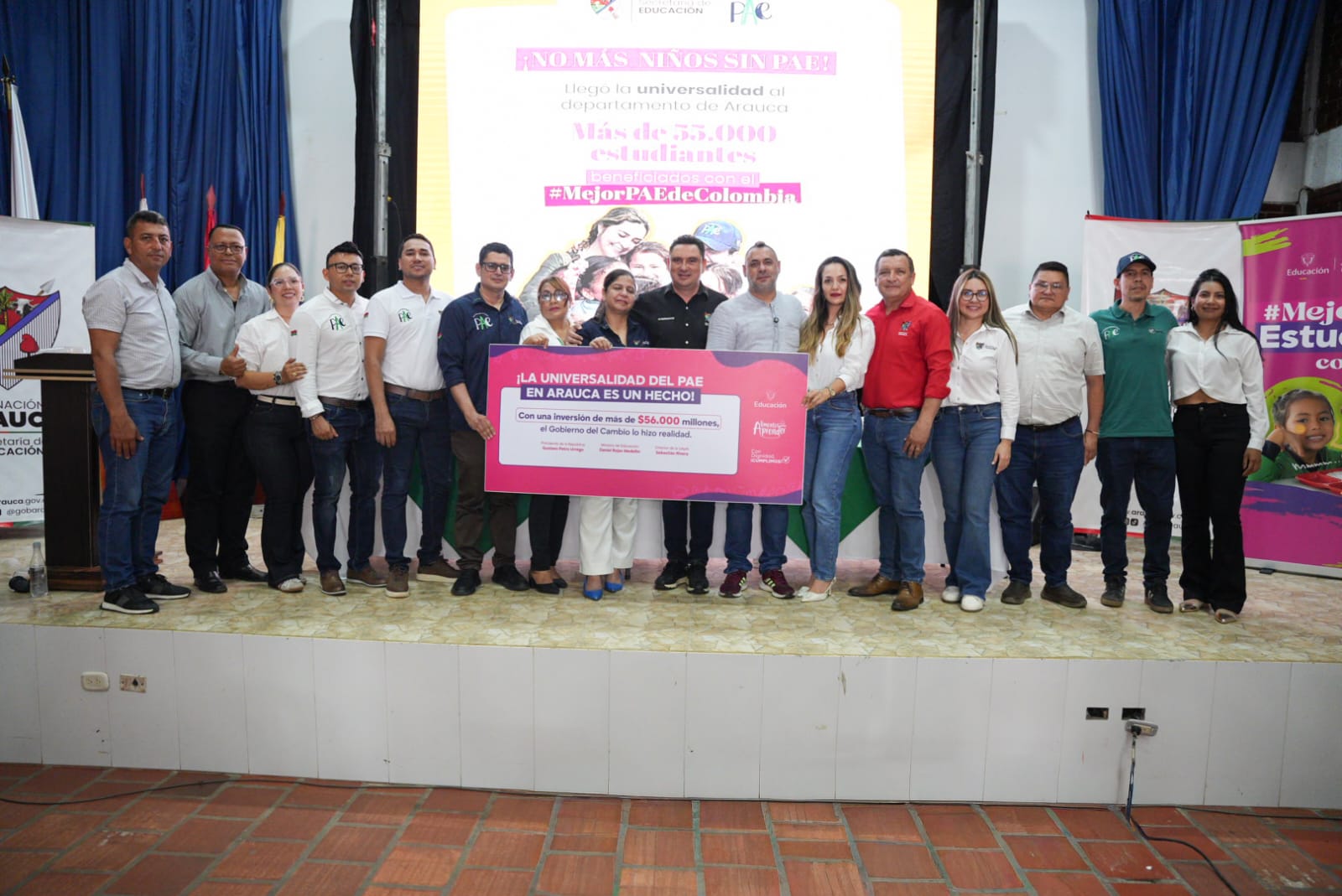 Gobierno del Cambio duplicó la inversión nacional del PAE en Arauca y alcanzó la cobertura universal