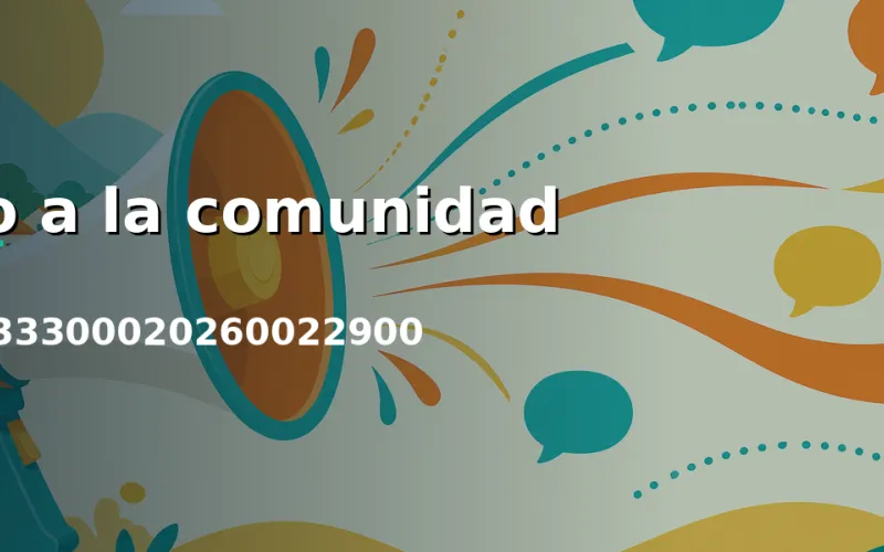 Aviso a la comunidad. A.P Rad. No. 17001233300020260022900