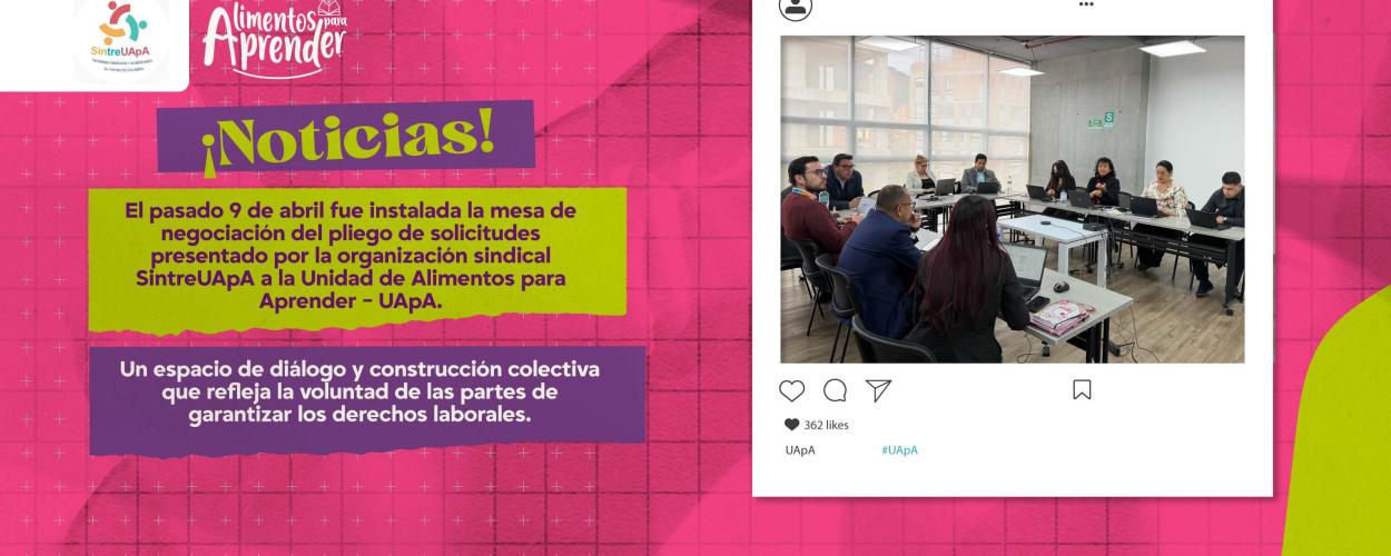 El pasado 9 de abril fue instalada la mesa de negociación del pliego de solicitudes presentado por la organización sindical SintreUApA