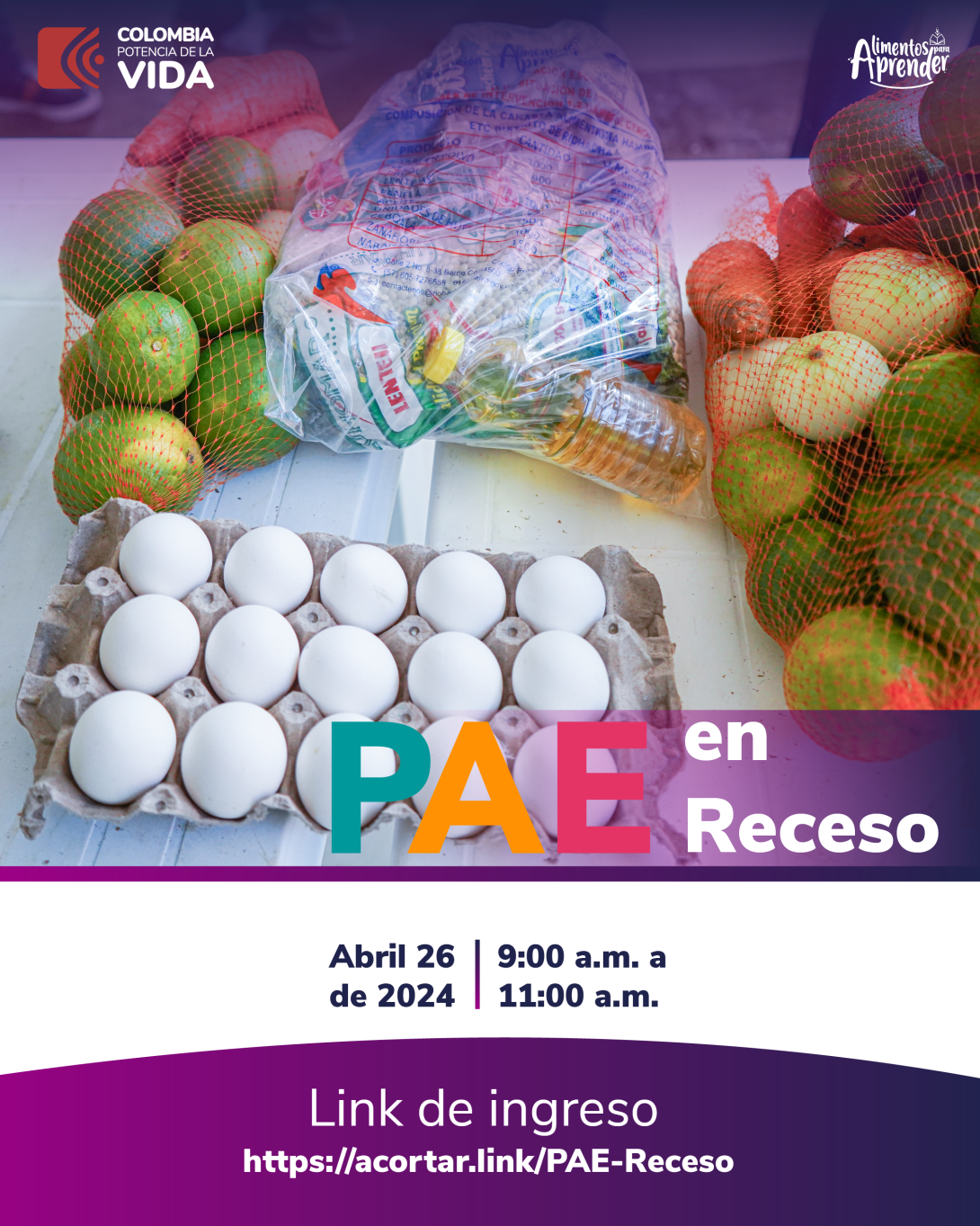 PAE en Receso